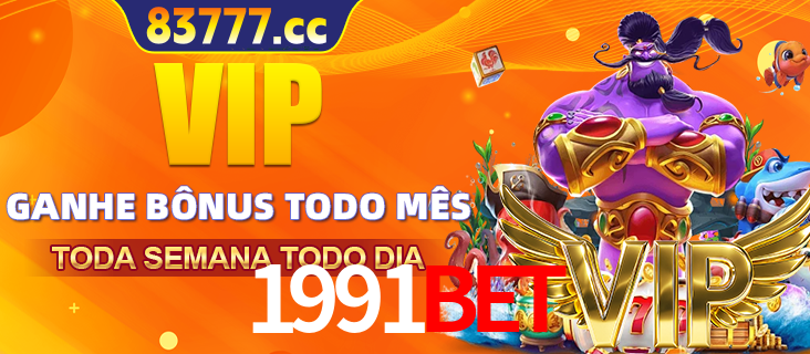 Banner promocional do 1991bet oferecendo 100% de recompensas adicionais contínuas para quem fizer o login diário (Daily sign-in), com um mascote de coelho.